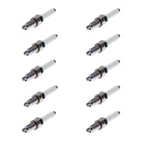 10 Spark Plugs with flat seal seat NGK IAM-Expertise...