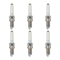 6 Zündkerzen mit Flachdichtsitz NGK...