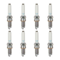 8 Spark Plugs with flat seal seat NGK IAM expertise for...