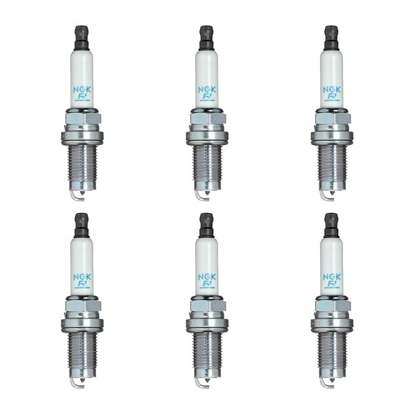 6 Spark Plugs fixed SAE connection NGK IAM-Expertise V-Line for e.g. VW GOLF
