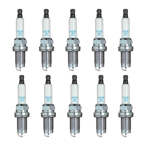 10 Spark Plugs fixed SAE connection NGK IAM-Expertise V-Line for e.g. VW GOLF