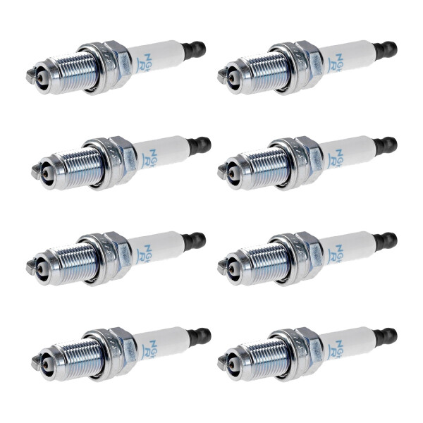 8 Spark Plugs fixed SAE connection NGK aftermarket expertise for e.g. VW GOLF