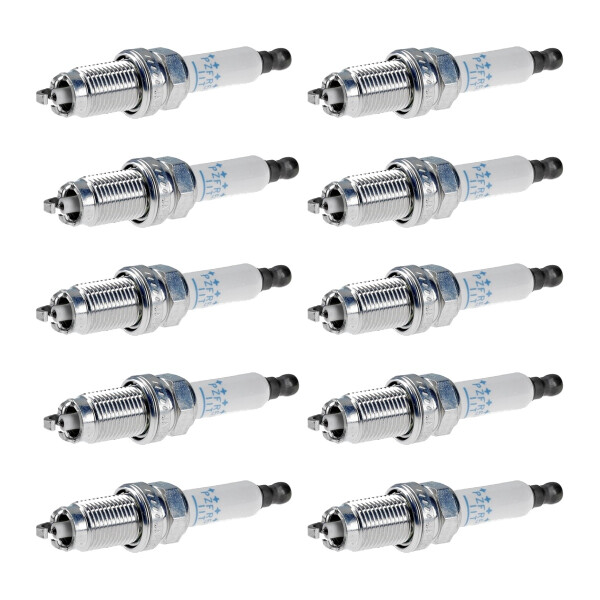 10 Spark Plugs fixed SAE connection NGK IAM expertise for e.g. SKODA OCTAVIA