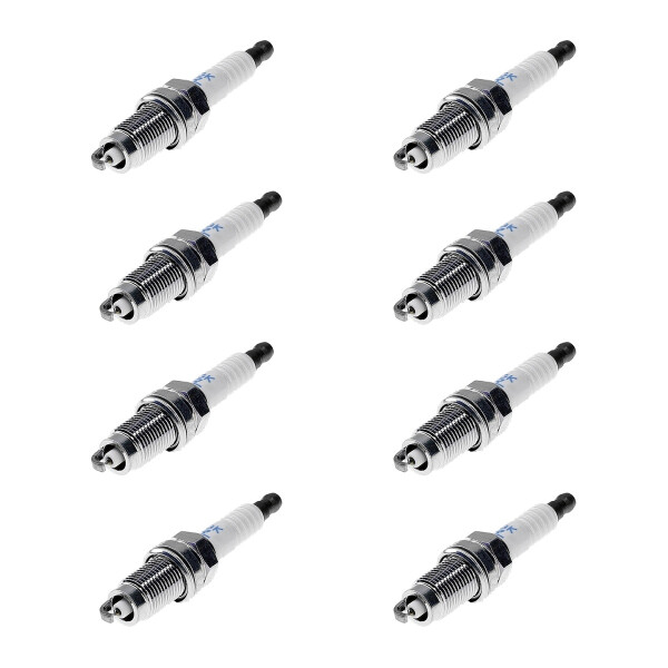 8 Spark Plugs fixed SAE connection NGK aftermarket expertise for e.g. VW GOLF