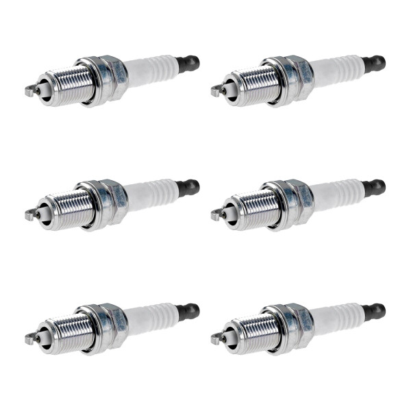 6 Spark Plugs fixed SAE connection NGK aftermarket expertise for e.g. MAZDA 626