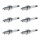 6 Spark Plugs fixed SAE connection NGK for HONDA PRELUDE and others