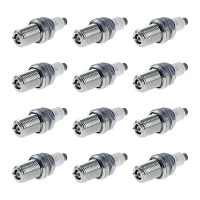 12 Spark Plugs 1-mass electrode NGK aftermarket expertise...
