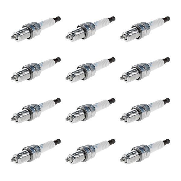 12 Spark Plugs fixed SAE connection NGK IAM-Expertise for various vehicles