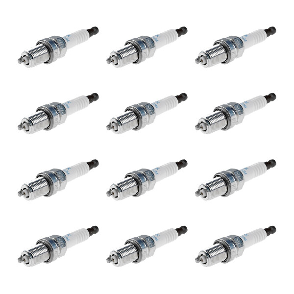 12 Spark Plugs fixed SAE connection NGK IAM-Expertise for various vehicles