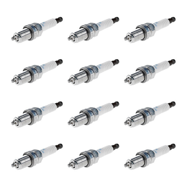 12 Spark Plugs fixed SAE connection NGK IAM-Expertise for various vehicles