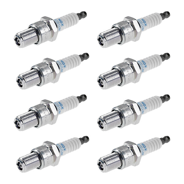 8 Spark Plugs fixed SAE connection NGK suitable for HONDA and others