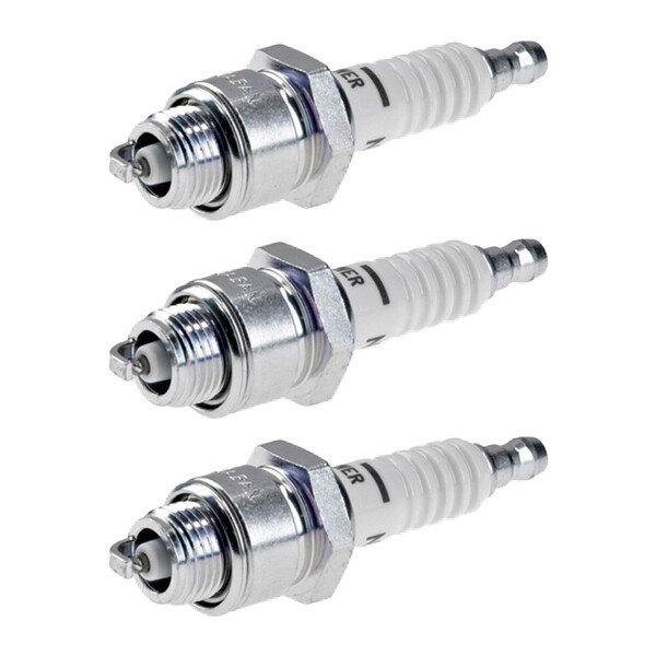 3 Spark Plugs fixed SAE connection NGK IAM expertise for various vehicles