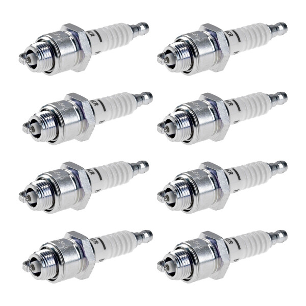 8 Spark Plugs fixed SAE connection NGK IAM expertise for various vehicles