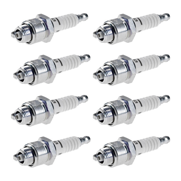 8 Spark Plugs fixed SAE connection NGK IAM expertise for various vehicles