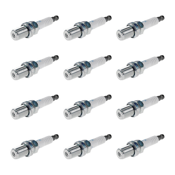 12 Spark Plugs fixed SAE connection NGK IAM-Expertise for various vehicles