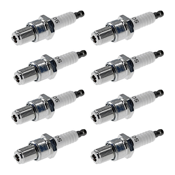 8 Spark Plugs fixed SAE connection NGK IAM-Expertise for various vehicles