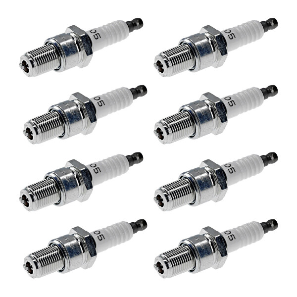 8 Spark Plugs fixed SAE connection NGK IAM-Expertise for various vehicles