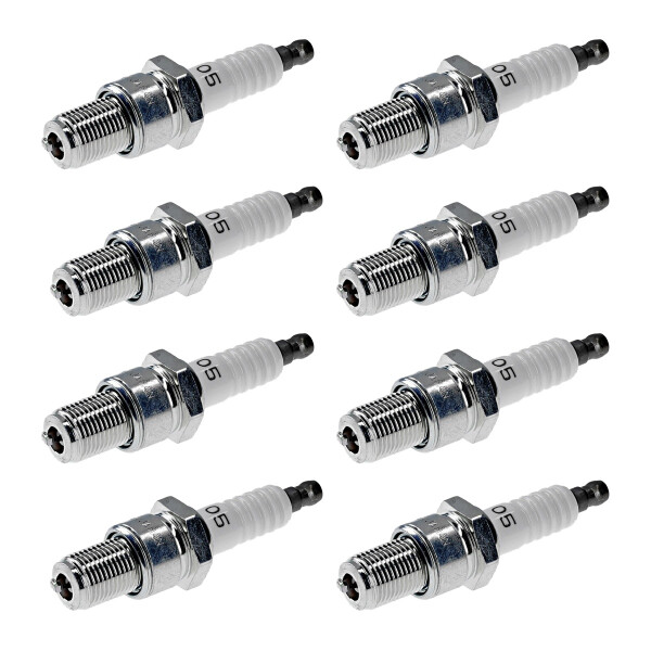 8 Spark Plugs fixed SAE connection NGK IAM-Expertise for various vehicles