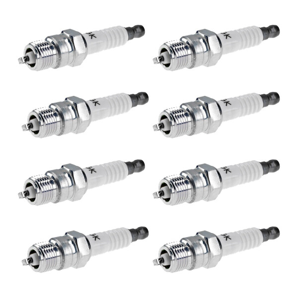 8 Spark Plugs fixed SAE connection NGK IAM expertise for various vehicles
