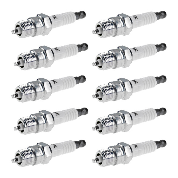 10 Spark Plugs fixed SAE connection NGK IAM expertise for various vehicles