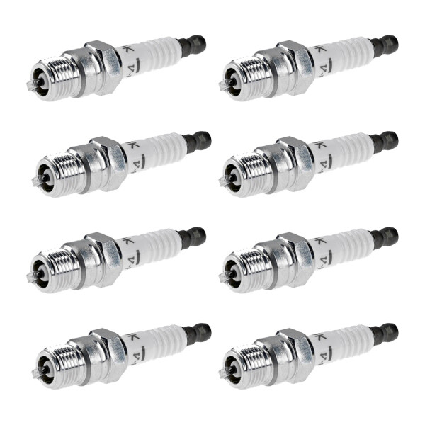 8 Spark Plugs fixed SAE connection NGK IAM expertise for various vehicles