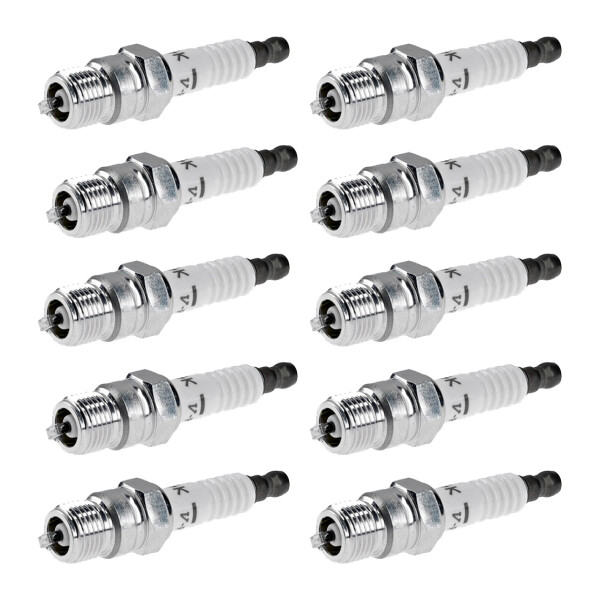 10 Spark Plugs fixed SAE connection NGK IAM expertise for various vehicles