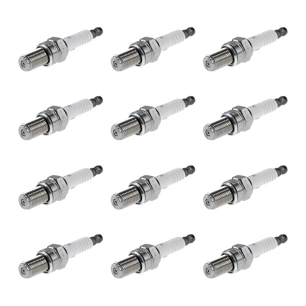 12 Spark Plugs fixed SAE connection NGK IAM-Expertise for various vehicles
