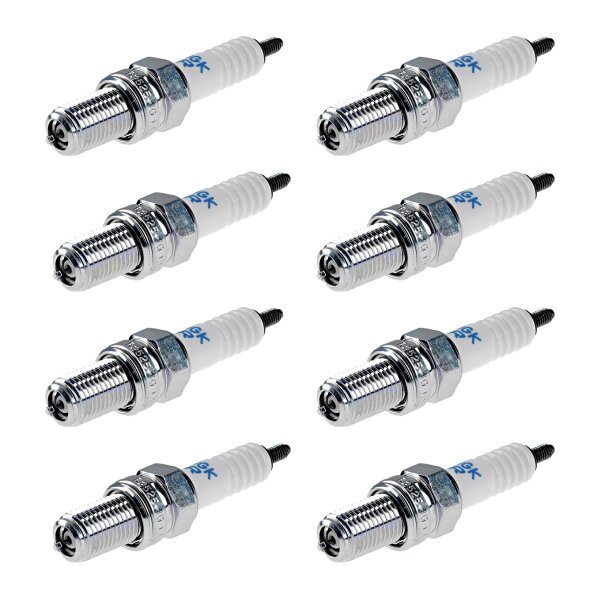 8 Spark Plugs with flat seal seat NGK aftermarket expertise for KAWASAKI