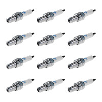 12 Spark Plugs with flat seal seat NGK aftermarket...