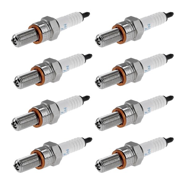 8 Spark Plugs with flat seal seat NGK suitable for YAMAHA and others