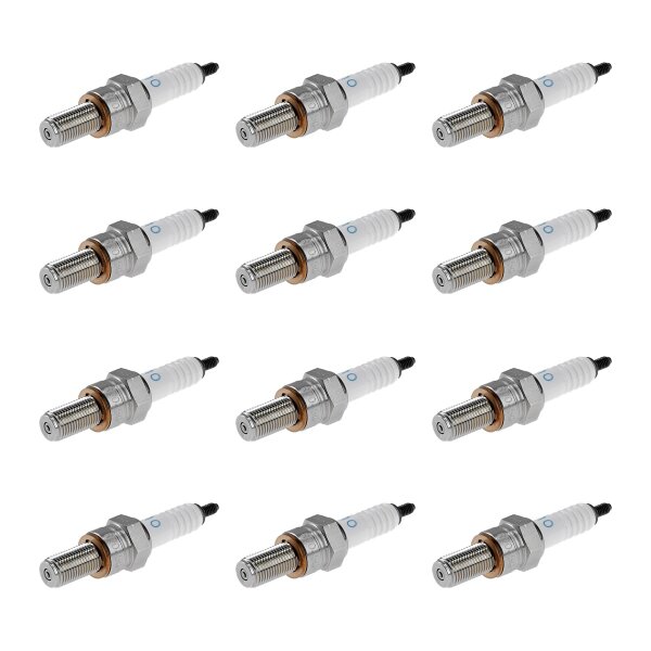 12 Spark Plugs with flat seal seat NGK suitable for SUZUKI and others