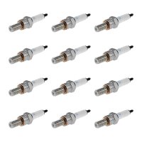 12 Spark Plugs with flat seal seat NGK suitable for...