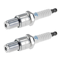 2 Spark Plugs fixed SAE connection NGK aftermarket...