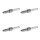 4 Spark Plugs interference suppressed 5 kOhm NGK for BMW 5 Series and others