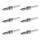 6 Spark Plugs interference suppressed 5 kOhm NGK for BMW 5 Series and others