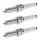 3 Spark Plugs with flat seal seat NGK suitable for BMW 5 Series and others