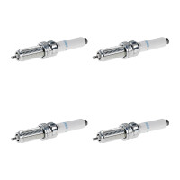 4 Spark Plugs with flat seal seat NGK suitable for BMW 5...