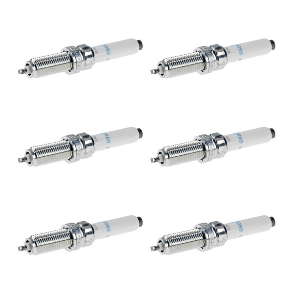 6 Zündkerzen mit Flachdichtsitz NGK Aftermarket-Expertise für u.a. BMW 5er