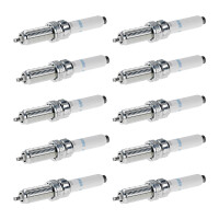 10 Spark Plugs with flat seal seat NGK suitable for BMW 5...