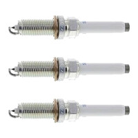 3 Spark Plugs with flat seal seat NGK for MERCEDES-BENZ...