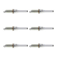 6 Spark Plugs with flat seal seat NGK for MERCEDES-BENZ...