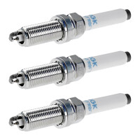 3 Spark Plugs with flat seal seat NGK for MERCEDES-BENZ...