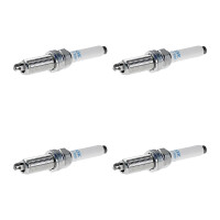 4 Spark Plugs with flat seal seat NGK for MERCEDES-BENZ...