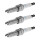 3 Spark Plugs fixed SAE connection NGK suitable for HONDA CIVIC and others