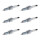 6 Spark Plugs fixed SAE connection NGK for HYUNDAI IX35 and others