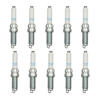 10 Spark Plugs with flat seal seat 5.5 Ohm NGK for BMW 1...