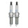 2 Spark Plugs suppressed 5 kOhm NGK suitable for HYUNDAI KONA and others