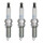 3 Spark Plugs suppressed 5 kOhm NGK suitable for HYUNDAI KONA and others