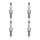 4 Spark Plugs suppressed 5 kOhm NGK suitable for HYUNDAI KONA and others