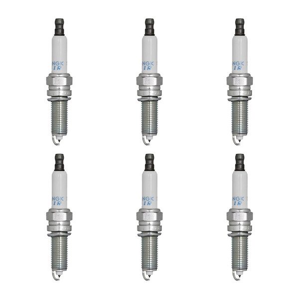 6 Spark Plugs suppressed 5 kOhm NGK suitable for HYUNDAI KONA and others